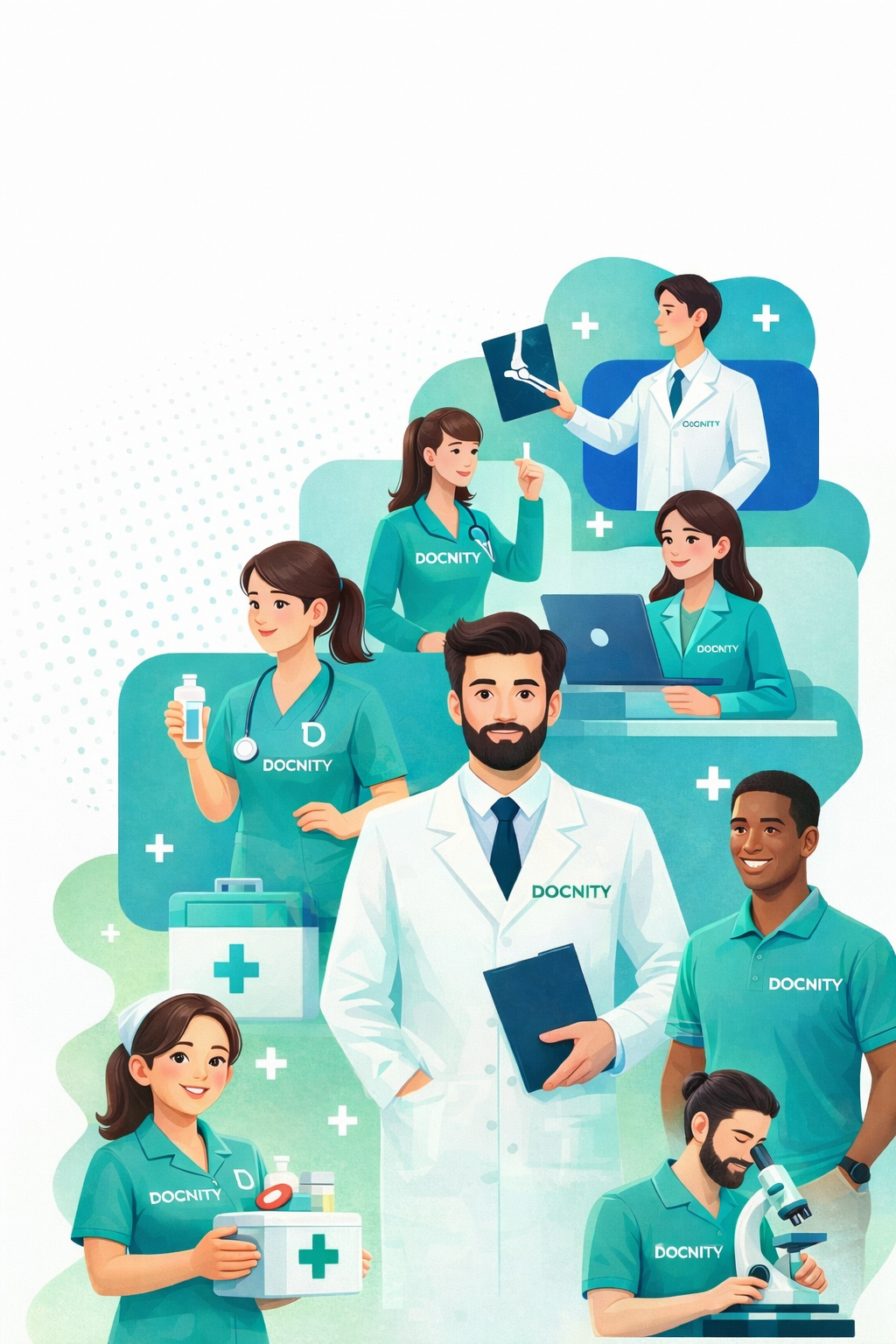 Healthcare Hero Background Mobile